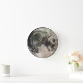 Uhr der "Round Moon Face Wall" (Zuhause)
