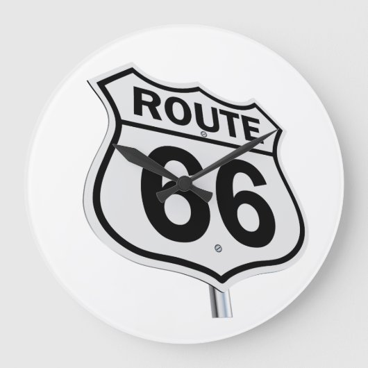 Uhr der Route 66. (Vorderseite)