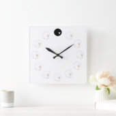 Uhr der schwarzen Schafe mit TRANSPARENTEM (Zuhause)