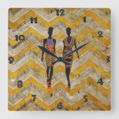 Uhr der Silhouette (Vorderseite)