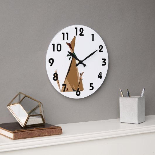 Uhr der Wand (Büro)