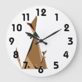 Uhr der Wand (Vorderseite)