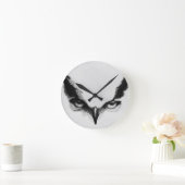 Uhr der Wand Augen der Eule (Zuhause)