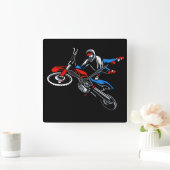 Uhr der Wand des Motorrads (Zuhause)