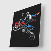 Uhr der Wand des Motorrads (Winkel)