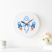 Uhr der Wand des Weltraums (Zuhause)