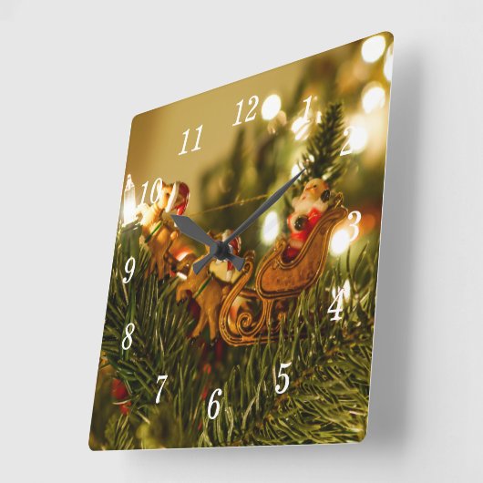 Uhr der Weihnachtsmauer und des Rentiers (Winkel)