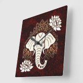 Uhr der weißen Elefantenwand (Winkel)