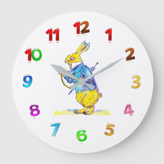 Uhr der weißen Kaninchen (Vorderseite)