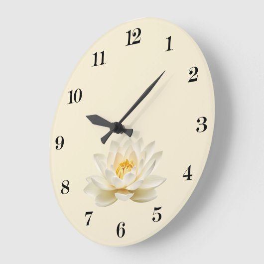 Uhr der weißen Lotus Wall (Winkel)