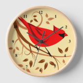 Uhr des nördlichen Kardinals (Vorderseite)