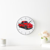 Uhr des roten Lieferwagens 1954 (Zuhause)