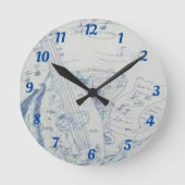 Uhr - Design des Musikinstruments (Vorderseite)