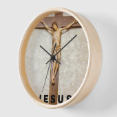 Uhr Design in Jesus Kreuz (Winkel)