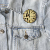 Uhr, die ringsum Knöpfe aufpasst Button (Beispiel)