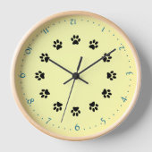 Uhr - Drucke und Zahlen einfügen (Vorderseite)