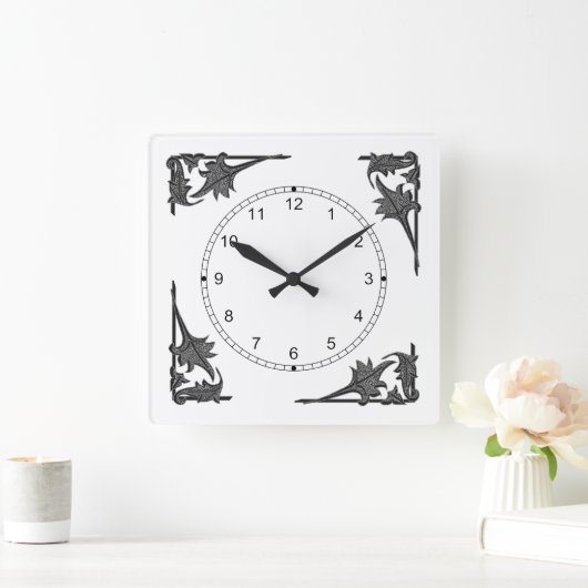 Uhr - Eckriegel von Blätter (Zuhause)