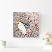 Uhr - Egret im Gras (Zuhause)