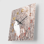 Uhr - Egret im Gras (Winkel)