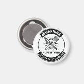 Uhr Ein Uhr Aus Emblem Magnet (Vorderseite/Rückseite)