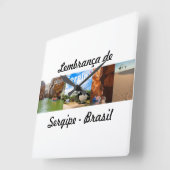 Uhr Erinnerung an Sergipe Brasilien (Winkel)