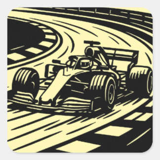 Uhr eWatch Factory Quadratischer Aufkleber