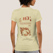 UHR Felsen-Kunst-Collage T-Shirt (Rückseite)