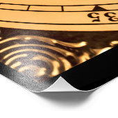 Uhr Fotodruck (Ecke)