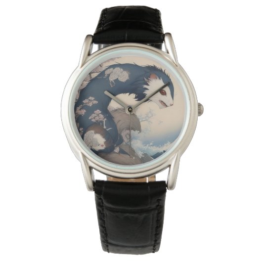 Uhr - Frettchen - Japan (Vorderseite)