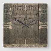 Uhr für afrikanische Kunst (Vorderseite)