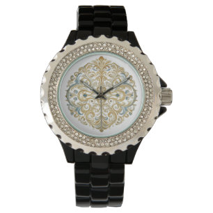 Uhr für Damen, Mozaik-Muster-Design eWatch Uhr
