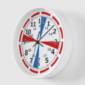 Uhr für den Funksaal (Winkel)