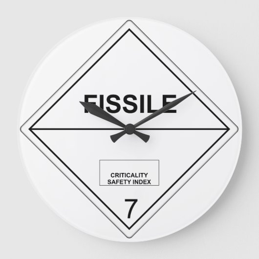 Uhr für die Beförderung radioaktiver spaltbarer St (Vorderseite)