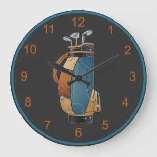 Uhr für die Gestaltung der Golf-Bag-Wand