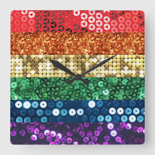 Uhr für die sequenzierte Flagge (Vorderseite)