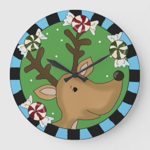 Uhr für die Weihnachtsreinigung