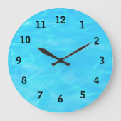 Uhr für die Zeit am Pool (Vorderseite)
