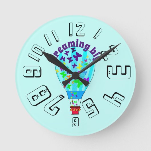 Uhr für Kinderzimmer (Vorderseite)