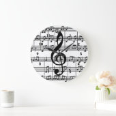 Uhr für musikalisches Design (Zuhause)