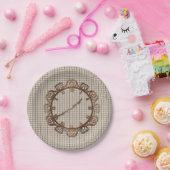 Uhr für Papiere Teller (Party)