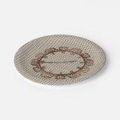 Uhr für Papiere Teller (Schrägansicht)