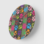 Uhr für Paw Prints (Winkel)