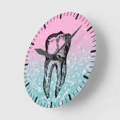 Uhr für Zahnarzt und Klinik (Winkel)