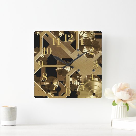 Uhr Gears Fun Wall Clock (Zuhause)