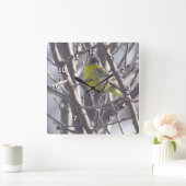 Uhr - Gelbe Finish in Zweigen (Zuhause)