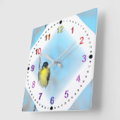 Uhr - Gelbe Finte in Diamond Vignette (Winkel)