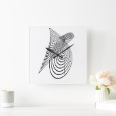 Uhr geometrischer Kunst (Zuhause)