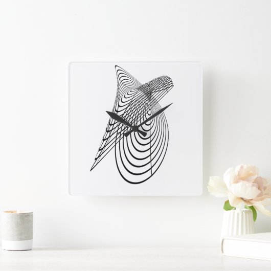 Uhr geometrischer Kunst (Zuhause)