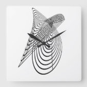 Uhr geometrischer Kunst (Vorderseite)