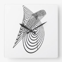 Uhr geometrischer Kunst